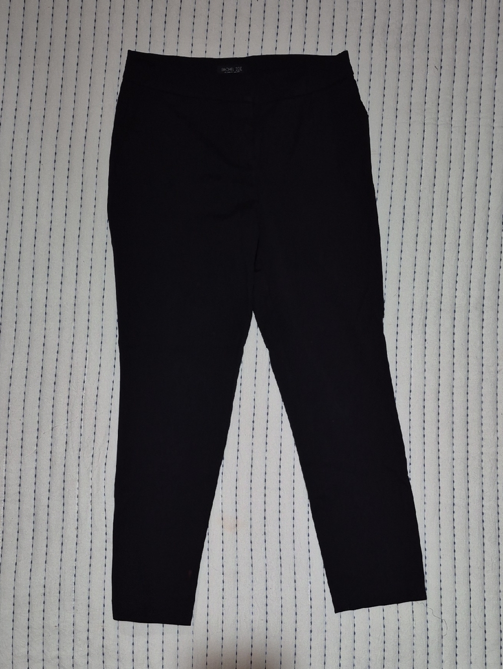 Rachel Zoe Black Straight Ankle Pants
